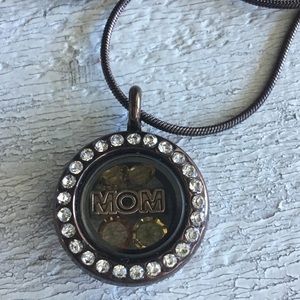 Small Chocolate Mom Memory Locket